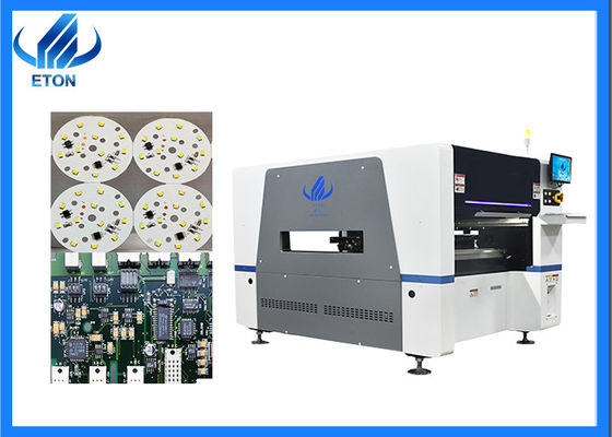 AC 380V 40000CPH 10 kafa 32 besleyici istasyonu LED ampul PCB SMT yakala ve yerleştir makinesi