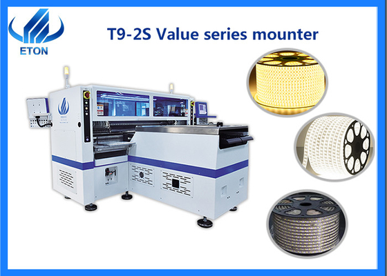 Esnek yolculuk T9-2S SMT mounter'ın açı uzunluğu için 500K CPH değerinde değer serisi yüksek kapasite