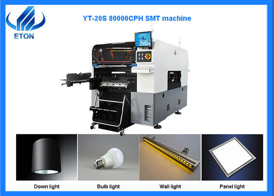 Ultra Yüksek Hassasiyet, 0201 bileşenlerini monte edebilir SMT Alma ve Yerleştirme Makinesi