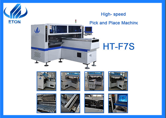 68 Besleyici İstasyon LED Tüp Yapma Makinesi Otomatik Yüksek Hızlı SMT Alma ve Yerleştirme Makinesi