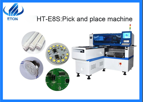 Çok Fonksiyonlu SMT Mounter HT-E8S 40K CPH LED Işık Üretim Hattı