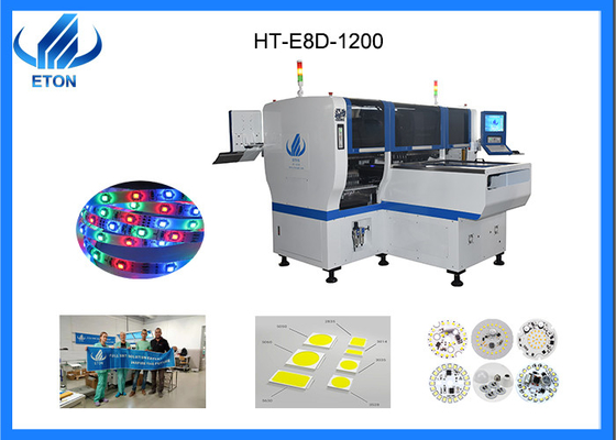 HT-E8D PCB Montaj Makinesi, Yüksek Hızlı LED SMT Alma ve Yerleştirme Makinesi 8KW