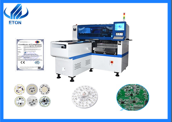 380AC 50Hz Alma ve Yerleştirme Makinesi 8 Kafa Çok Fonksiyonlu HT-E8S Led Chip Mounter