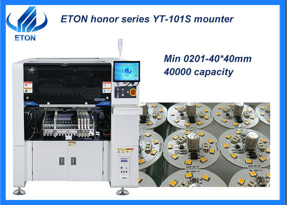 LED aydınlatma 0201 çip yüksek hassasiyetli kolay kullanım SMT yakala ve yerleştir makinesi