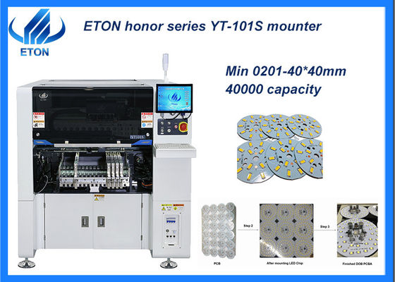 0201 LED çip 1700 kg SMT CE CCC SIRA yakala ve yerleştir makinesi