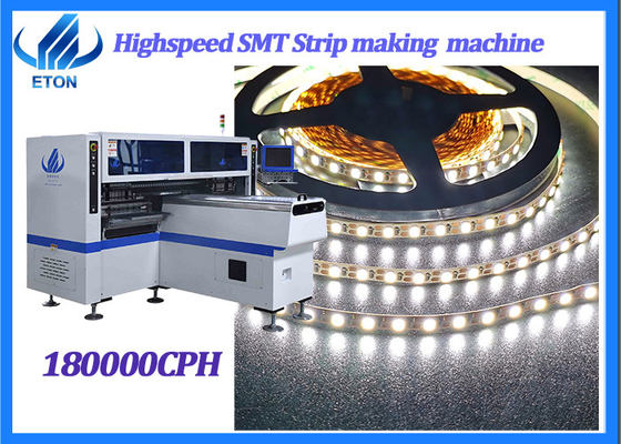 Yüksek Hızlı Tüp/Şerit SMT Mounter 180k CPH Alma ve Yerleştirme Makinesi