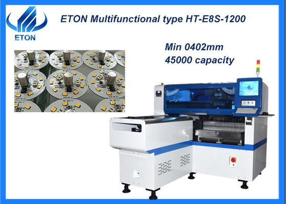 Elektrikli Sürücü için Orta Hızlı LED Chip Mounter 45000 CPH SKD Min 0402