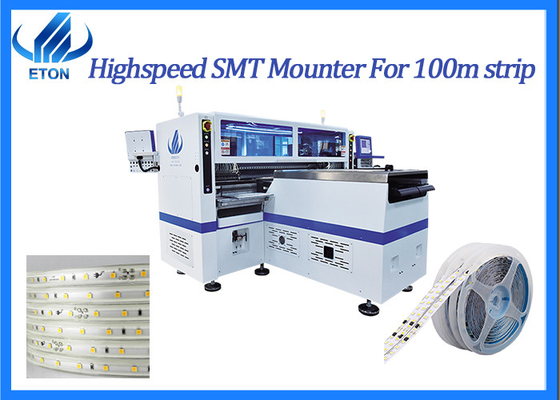 En hızlı yakala ve yerleştir makinesi 10 set kamera 500K 100m şerit yapımı için SMT çip mounter