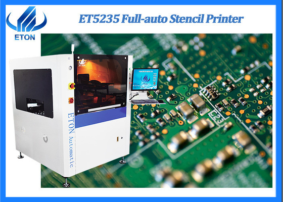 Lehim Pastası Ekranı SMT Şablon Yazıcı ET5235 Tam Otomatik Ekranlı Yazıcı