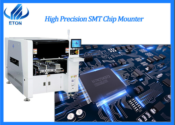 SMT Al ve yerleştir makinesi 40K kapasiteli, manyetik lineer motorlu otomatik PCB düzeneği