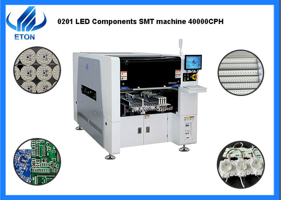 LED Ürünler İçin Akıllı Yüksek Hassasiyetli SMT Seçim Yeri Makinesi Çift Kafa Akıllı