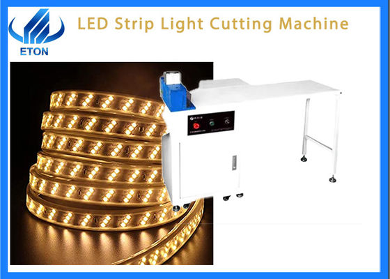 Şerit üretim hattında 1500mm * 350mm * 900mm LED Otomatik şerit Kesme makinesi