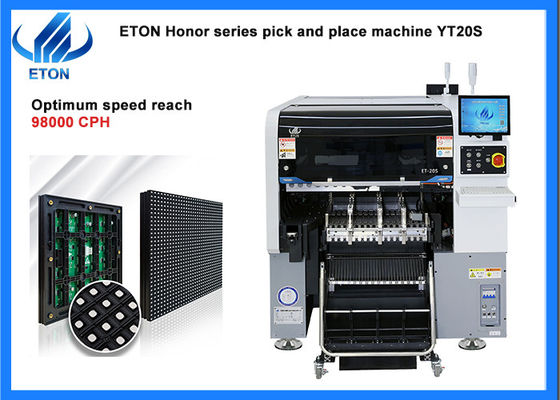 Maksimum Bileşen Yüksekliği 20mm İçin Çift Kol 20 Kafa SMT Makinesi