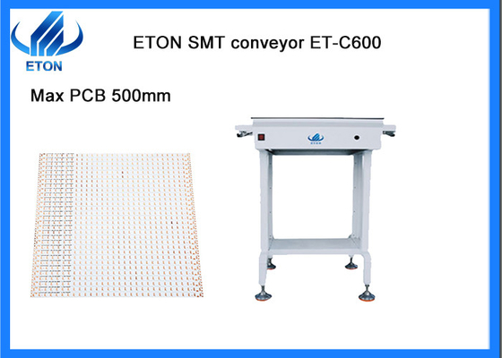 Tek raylı Max 600*350mm PCB SMT üretim hattı konveyörü