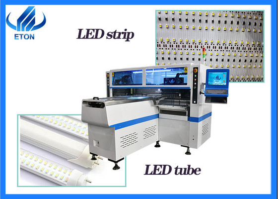 68 Nozzles LED tüp ışığı montaj makinesi Çift Kollu LED Lehim Makinesi
