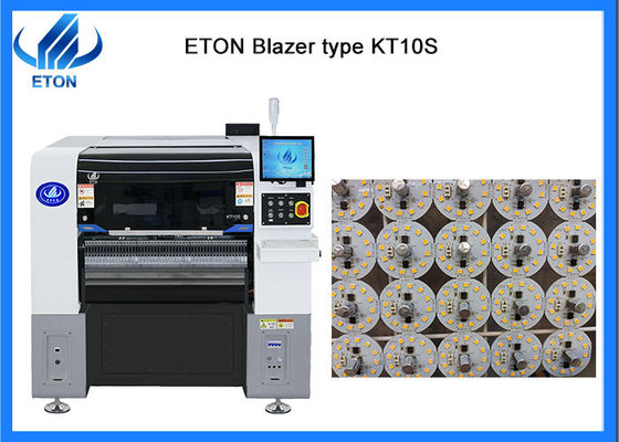 SMT 10 başlı LED aydınlatma için seçme ve yerleştirme makinesi / 500 * 470mm Max PCB