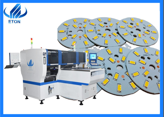 HT-E8D-1200 LED DOB üretim hattı için çift modüllü SMT montaj makinesi