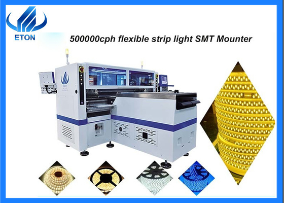 Büyük SMT Monter 136 Feeders Chip Montage Pick And Place Makine