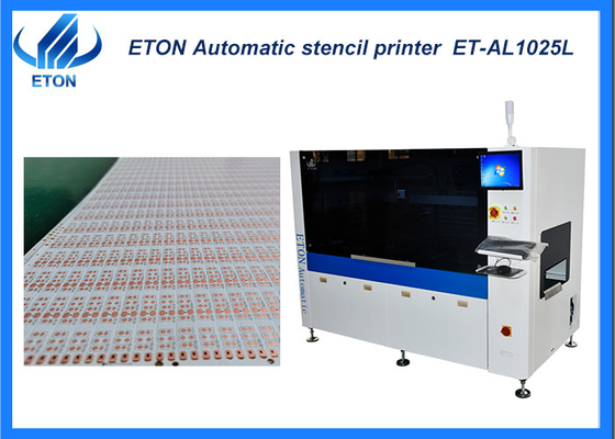 SMT 100m LED Çizgi Işık Stencil Solder Paste PC Kontrolü ile Baskı Makinesi