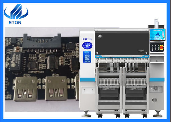 98000CPH SMT 0201 bileşenleri için 104 besleyici ile seçme ve yerleştirme makinesi