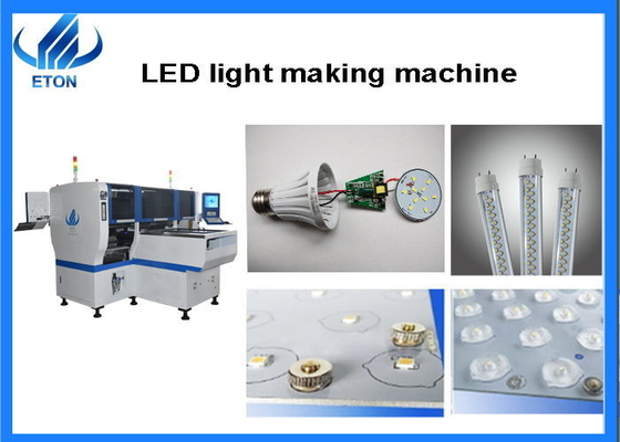 Yüksek hassasiyetli Otomatik led ampul üretim hattı/led ışık montaj hattı