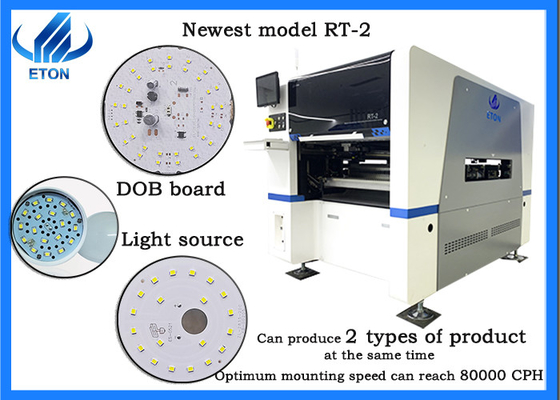 20 Nozullu SMT Montaj Makinesi Çift Modül İki Raylı PCB SMT Montaj Makinesi