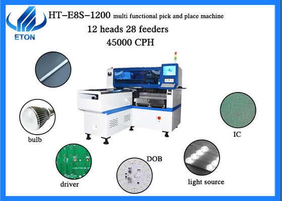 LED Işıklar için Lineer Motor SMT Alma ve Yerleştirme Makinesi Windows 7 45000CPH