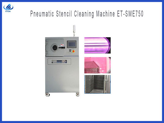 Pnömatik Şablon Temizleme Makinesi SUS 304 yapısı ET-SME750
