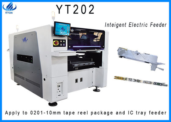 0201 10mm Bant Makarası Paketi için Elektrikli Besleyici Alma ve Yerleştirme Ekipmanı IC Tepsi Besleyici