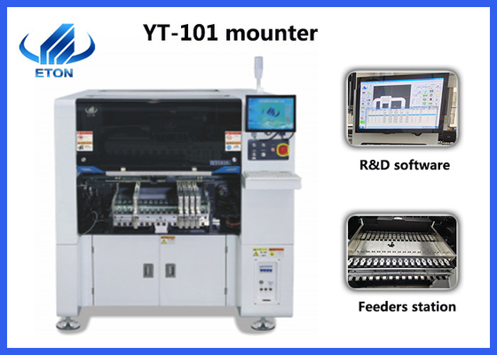 SMT Al ve Yerleştir Makinası 10 Kafa Sıva Üstü L 2788X G 1376 X Y 1762 Mm