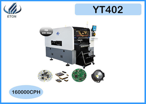 120000 CPH yüksek hassasiyetli 0201~10mm bileşenleri geniş kullanım SMT Mounter