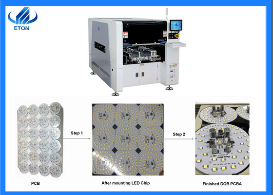 Yüksek Hassasiyetli LED Sürücü PCB Montaj Hattı Makinesi Otomatik SMT Üretim Hattı