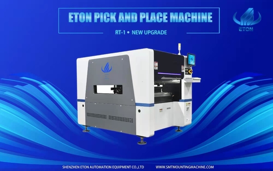 SMT üretim hattında ETON smt montaj ekipmanları küçük smt alma ve yerleştirme makinesi
