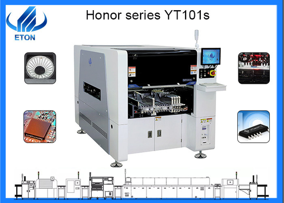 IC bileşeni için led ışık endüstrisindeki en yeni chip mounter alma ve yerleştirme makinesi