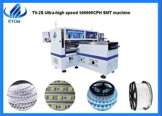 Çift Raylı + Dört Grup Yerleştirme Kafası Esnek Şerit Işık Yapma Makinesi T9-2S Alma ve Yerleştirme Makinesi