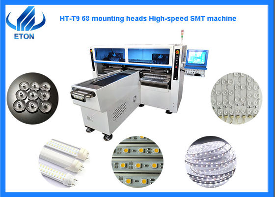 Esnek Şerit SMT Montaj Makinesi 6KW 250000CPH 0.5mm Bileşenler