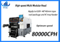 BGA QFP için 0201 SMD Montaj Makinesi Orta Hızlı 80000CPH