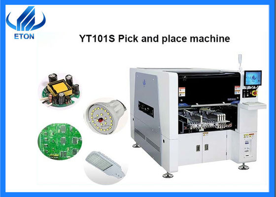 Yüksek Hassasiyetli 0201 Bileşenleri SMT Mounter LED Aydınlatma Alma ve Yerleştirme Makinesi