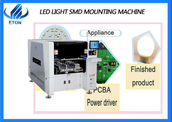 Elektrik Panosu SMD Chip Mounter 40000CPH PCB İşleme Makinesi