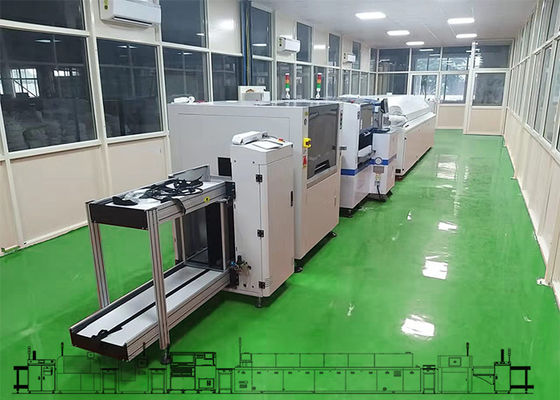 Elektrik Panosu SMD Chip Mounter 40000CPH PCB İşleme Makinesi