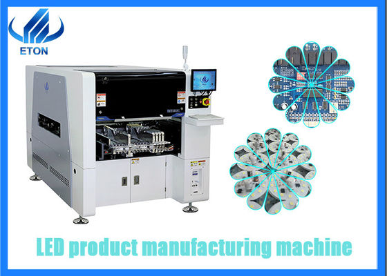 Yüksek Hassasiyetli PCB Kurulu için 0201 Bileşen LED Üretim Makinesi 40000 CPH