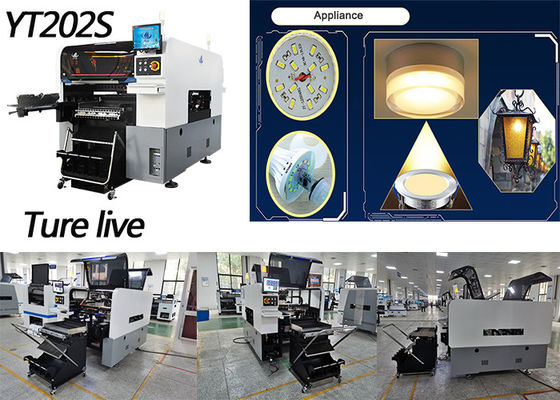 20 Kafa Elektrik Panosu SMT Seçim Yeri Makinesi Otomatik SMT Mounter