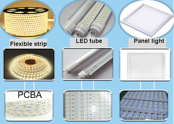 SMT Chip Mounter Yapımı Yüksek Hızlı PCB Montaj Makinesi LED Tüp Panel Işıkları