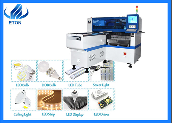 Manyetik Lineer Motorlu 45000 CPH SMT Mounter LED Elektrik Panosu SMD Chip Mounter