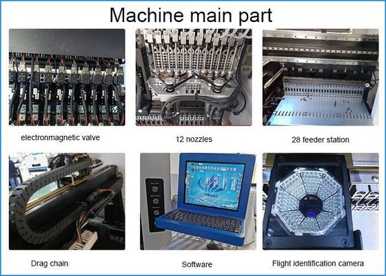 Led ve Elektrik Panosu için SMT Chip mounter 45K Chip Mounter