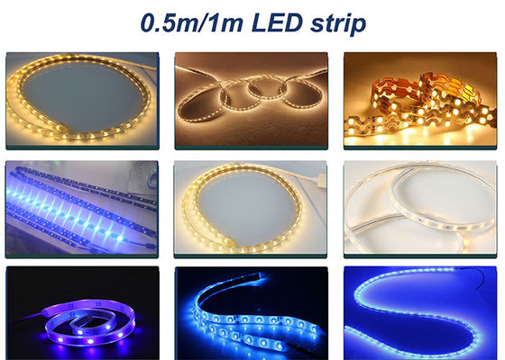 0.5m 1m Neon Şerit Işık 3528 5050 Çip Montaj Makinesi 180K CPH SMT Hattı