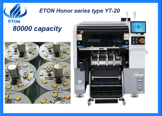 80000 CPH SMT Mounter 20 Kafa Otomatik SMT Alma ve Yerleştirme Makinesi
