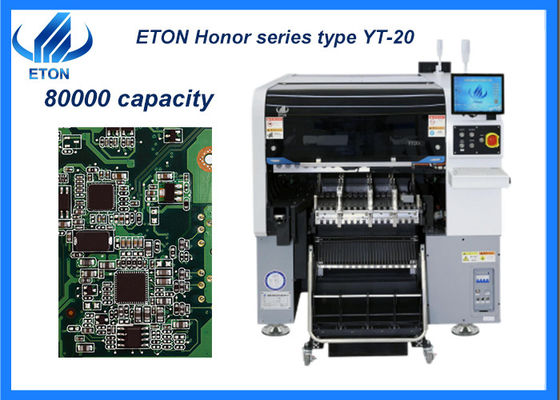 PCB Ultra Küçük Çip 0201 SMT Montaj Makinesi 500mm Çift Modüler Kafa