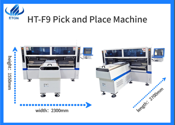 Şerit Işık / Panel Işık / Tüp İçin Çift Kollu Manyetik Lineer Motor SMT Mounter Makinesi