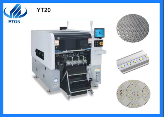 20 Besleyici DOB LED Ampul Yapma Makinesi 80000 CPH LED SMD Chip Mounter